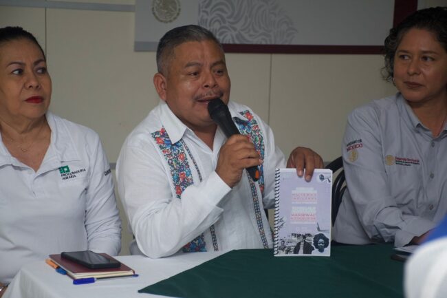 Avanza la firma del Convenio entre el INMAYA y la Procuraduría Agraria anunciada en rueda de prensa para fortalecer derechos indígenas.