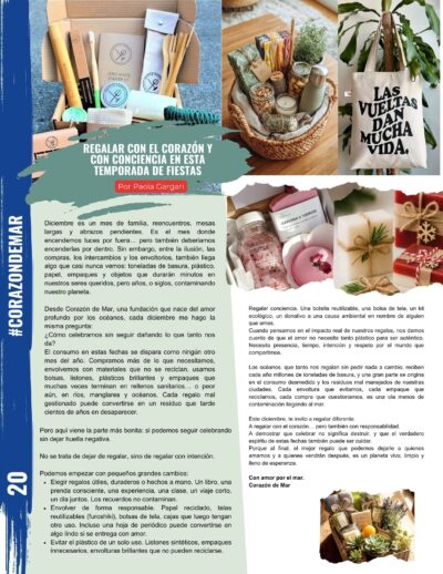 Regalar con el corazón y con conciencia en esta temporada de fiestas