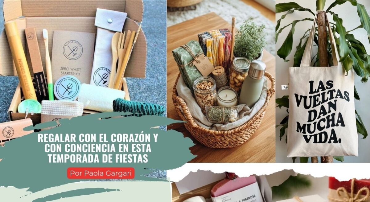 Regalar con el corazón y conciencia Regalar con el corazón y conciencia