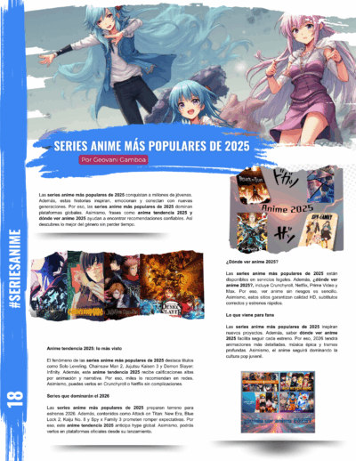 Series anime más populares de 2025