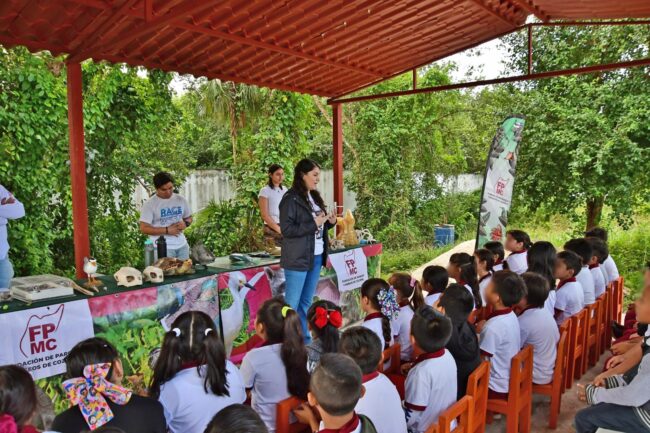 Educación ambiental de la FPMC durante 2025 atendió 278 grupos escolares en Cozumel, impulsando conciencia ecológica y liderazgo sostenible.