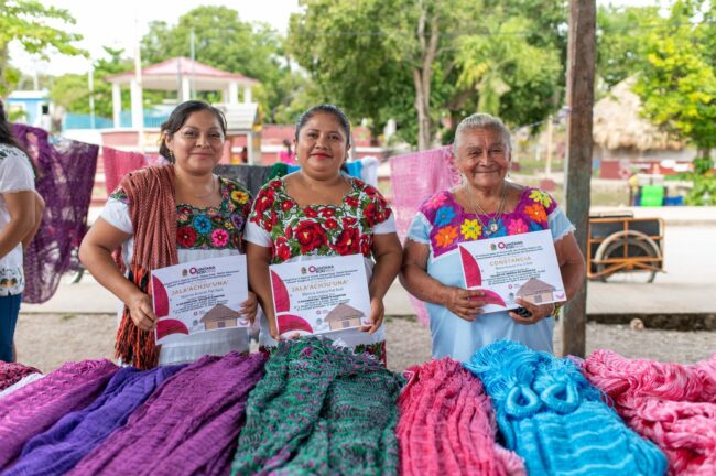 INMAYA impulsa la zona maya con entrega bastidores e hilos entre otras acciones durante el 2025 fortaleciendo autonomía y cultura productiva.