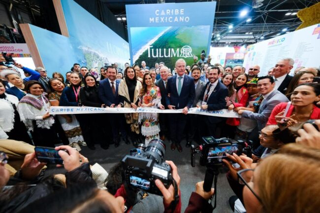 Cortan listón inaugural del pabellón del Caribe Mexicano