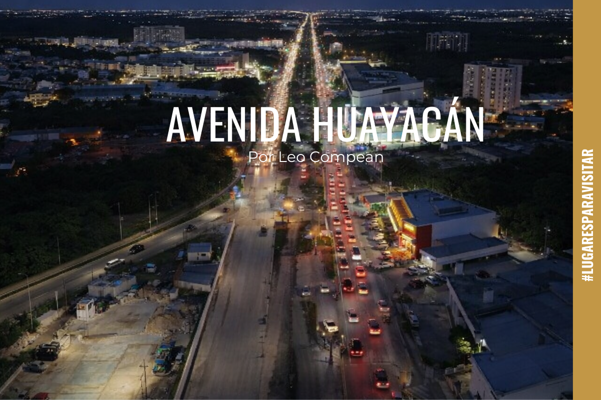 Avenida Huayacán en Cancún Avenida Huayacán en Cancún