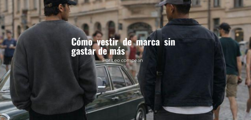 Cómo vestir de marca sin gastar de más Cómo vestir de marca sin gastar de más