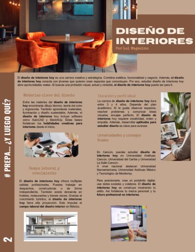 Diseño de interiores hoy
