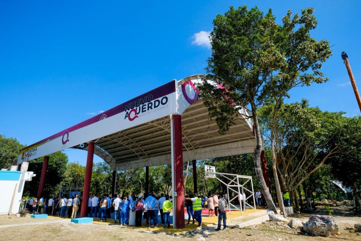 Cobach plantel Ciudad Mujeres, estrena domo Cobach plantel Ciudad Mujeres, estrena domo