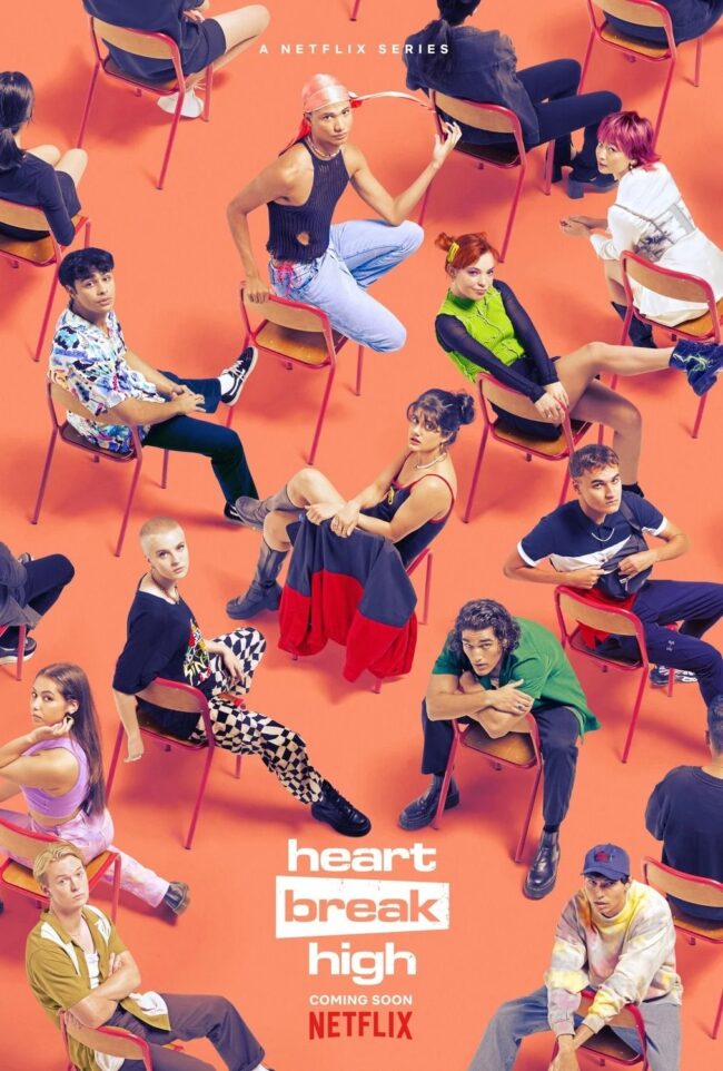 Aprendiendo a vivir Heartbreak High serie teen Netflix drama juvenil personajes principales