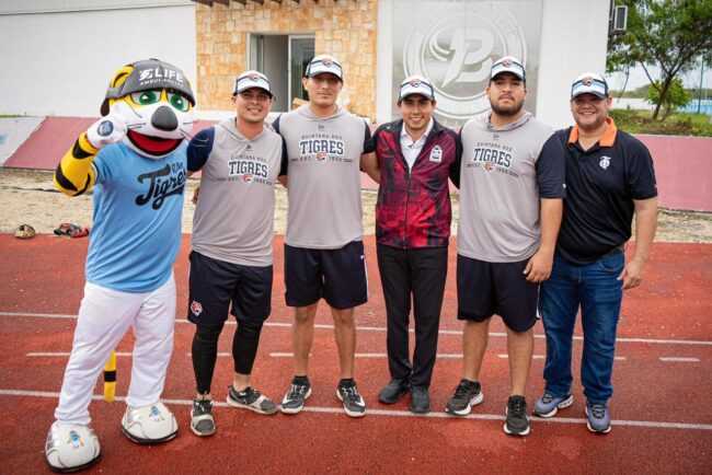 Los Tigres de Quintana Roo se preparan para el Spring Training 2026 en CEDAR apoyado por CODEQ que impulsa el deporte profesional.