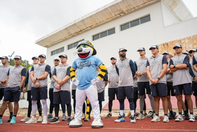 Los Tigres de Quintana Roo se preparan para el Spring Training 2026 en CEDAR apoyado por CODEQ que impulsa el deporte profesional.