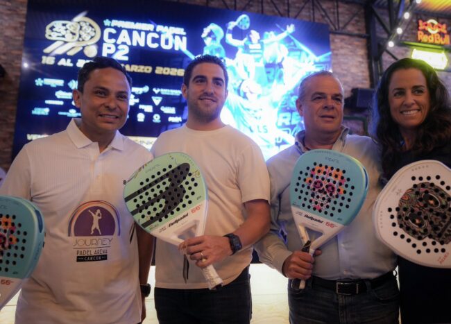 Para los fans del padel, llega al caribe mexicano