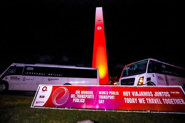 Día Mundial del Transporte Público en Quintana Roo: IMOVEQROO impulsa movilidad moderna, sostenible y centrada en las personas.