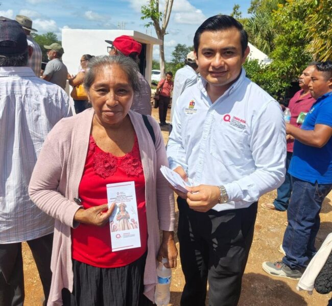 Enrique Chuc lleva platicas a San Felipe para conocer sus derechos como comunidades Indígenas y Afromexicanas