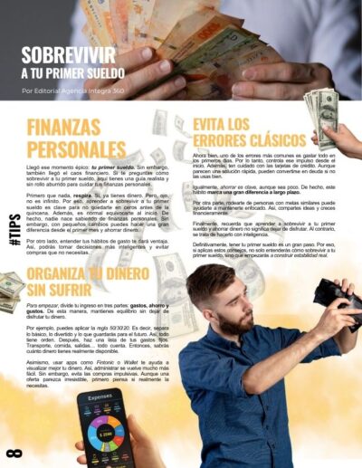 CÓMO SOBREVIVIR A TU PRIMER SUELDO