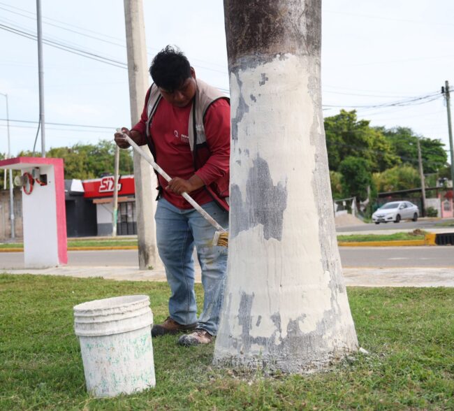 La escultura "El Caracol” ubicada en Chetumal y que es una obra de Gerardo Barragán, fue rehabilitada por el gobierno de Mara Lezama.