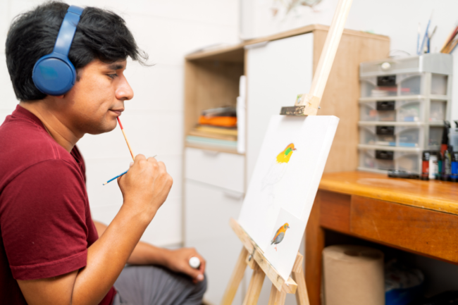 Cuando eres bueno para dibujar, escribir o cantar