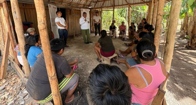 El INMAYA realiza una platica sobre el artículo 2° constitucional para los derechos de los pueblos indígenas en Cancepchén.