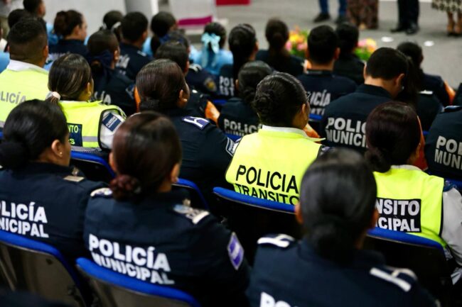 Quintana Roo Policía Estatal, Policía Municipal, Policía Turística y GEAVIG. Se preparan para el mundial.