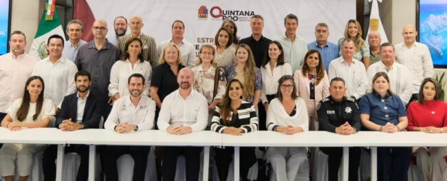 Mara Lezama presentó la estrategia de Quintana Roo rumbo al Mundial FIFA 2026 ante diplomáticos de 21 países en Cancún.