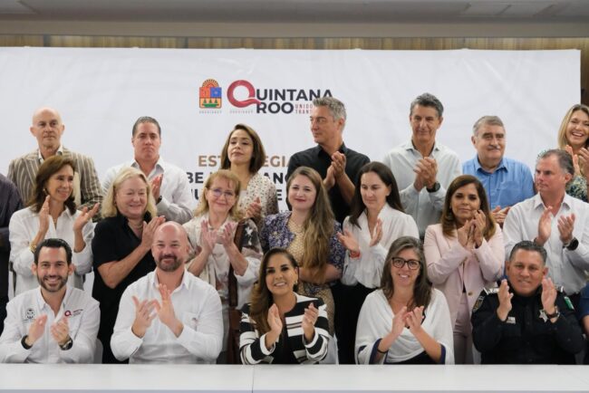 Mara Lezama presentó la estrategia de Quintana Roo rumbo al Mundial FIFA 2026 ante diplomáticos de 21 países en Cancún.