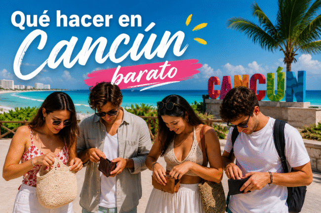 Planes baratos en Cancún con amigos un fin de semana. Planes económicos, playas, tours y actividades para jóvenes