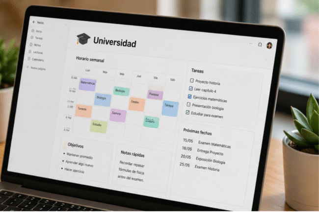 aplicaciones para el primer semestre