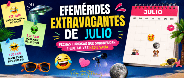 Efemérides extravagantes de julio Efemérides extravagantes de julio