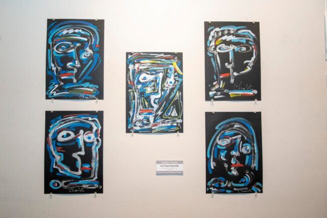 Exposición "El Origen del Trazo" de Emilio Chalita inaugurada por la FPMC en el Museo de la Isla de Cozumel.