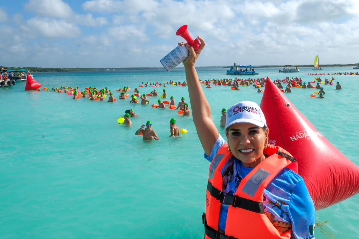 XX Maratón de Aguas Abiertas fortalece a Bacalar XX Maratón de Aguas Abiertas fortalece a Bacalar