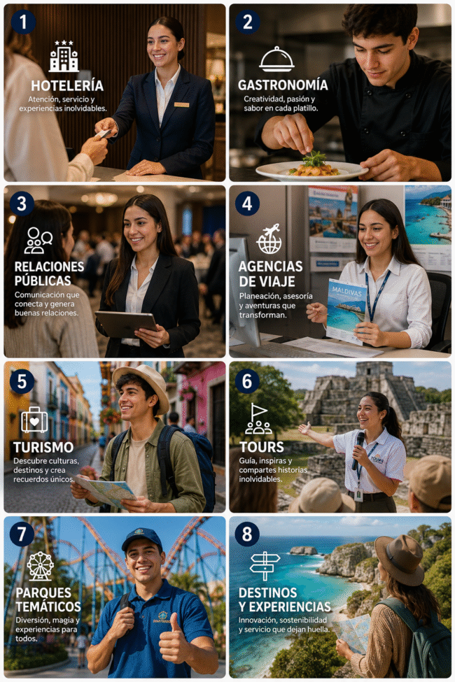 Universidades turismo Quintana Roo ofrecen programas académicos como estudiar turismo en Cancún y gastronomía en México ..