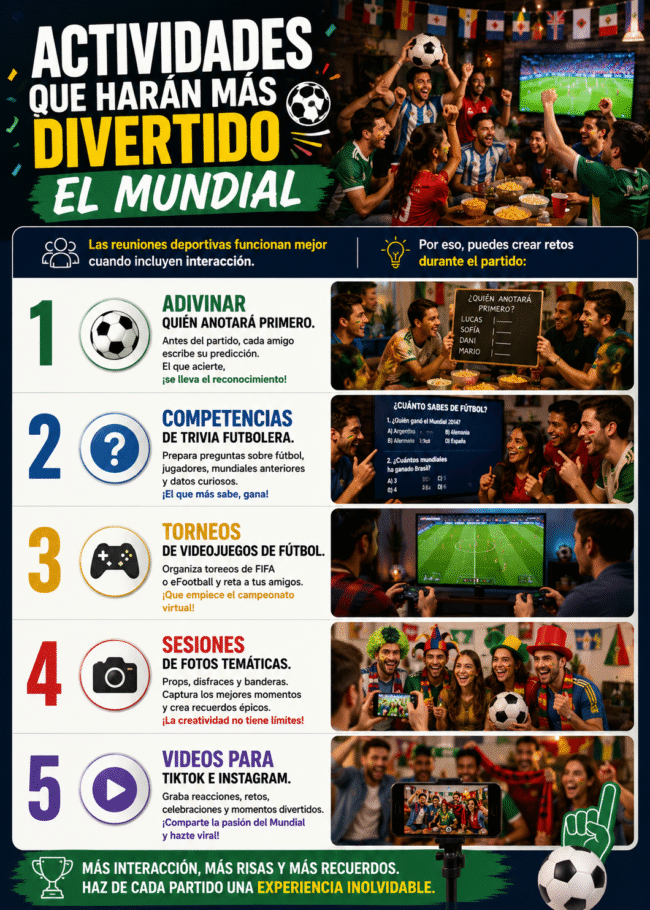 Reuniones para ver el futbol mundial