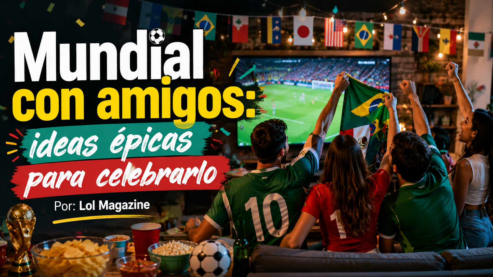 Mundial con amigos: ideas épicas para celebrarlo Mundial con amigos: ideas épicas para celebrarlo