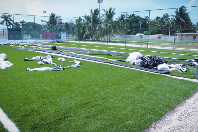 El proyecto federal Mundial Social 2026 avanza en Chetumal con nuevas canchas deportivas supervisadas por la CODEQ y autoridades estatales.