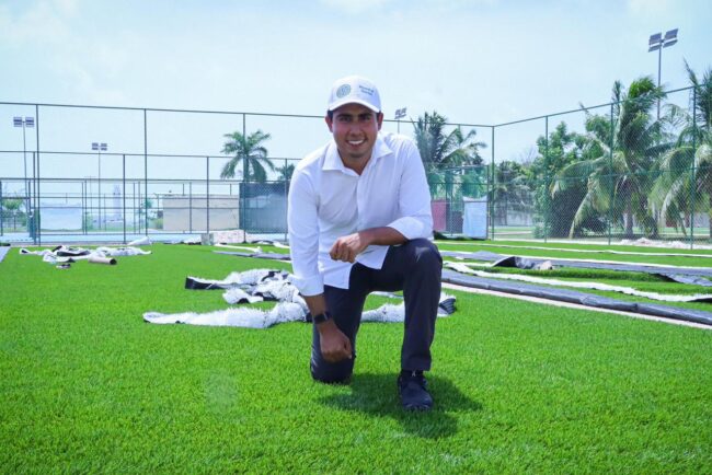 El proyecto federal Mundial Social 2026 avanza en Chetumal con nuevas canchas deportivas supervisadas por la CODEQ y autoridades estatales.