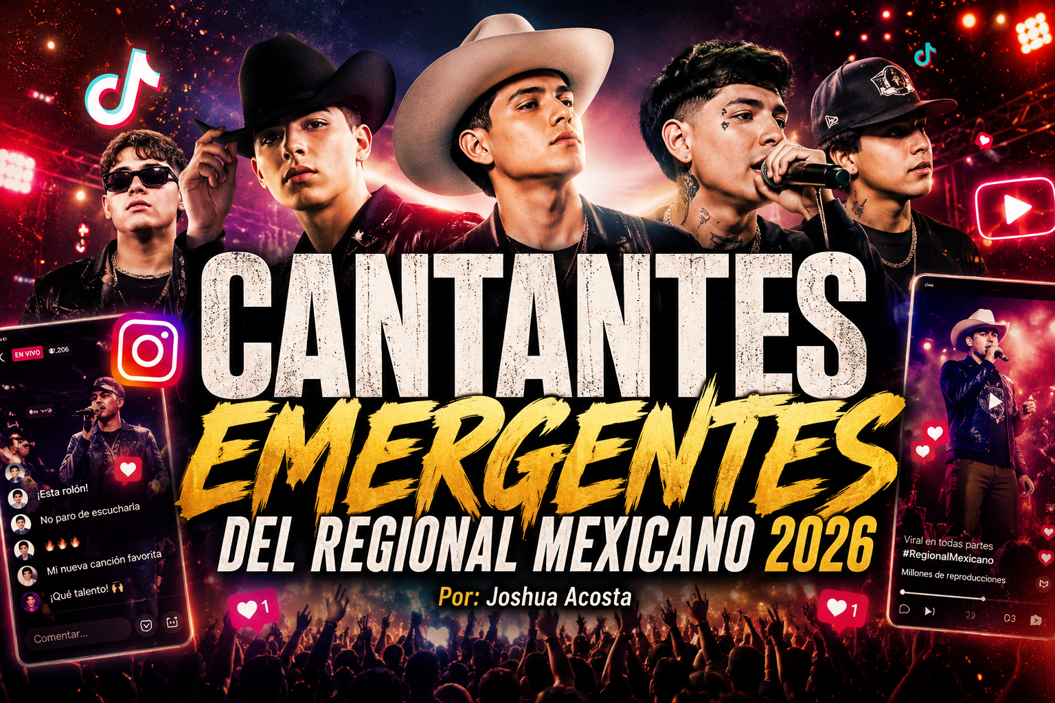 Cantantes emergentes del Regional Mexicano 2026