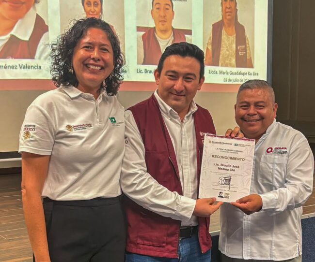Enrique Chuc del INMAYA asistió al Primer Encuentro Estatal de los Centros de Atención Agraria. Derechos de los Pueblos Indígenas y Afromexicanos