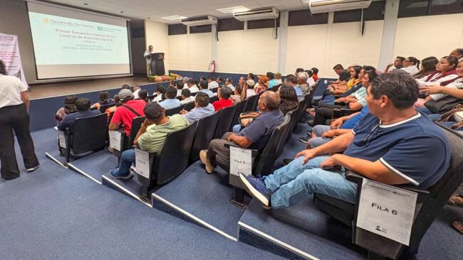 Enrique Chuc del INMAYA asistió al Primer Encuentro Estatal de los Centros de Atención Agraria. Derechos de los Pueblos Indígenas y Afromexicanos