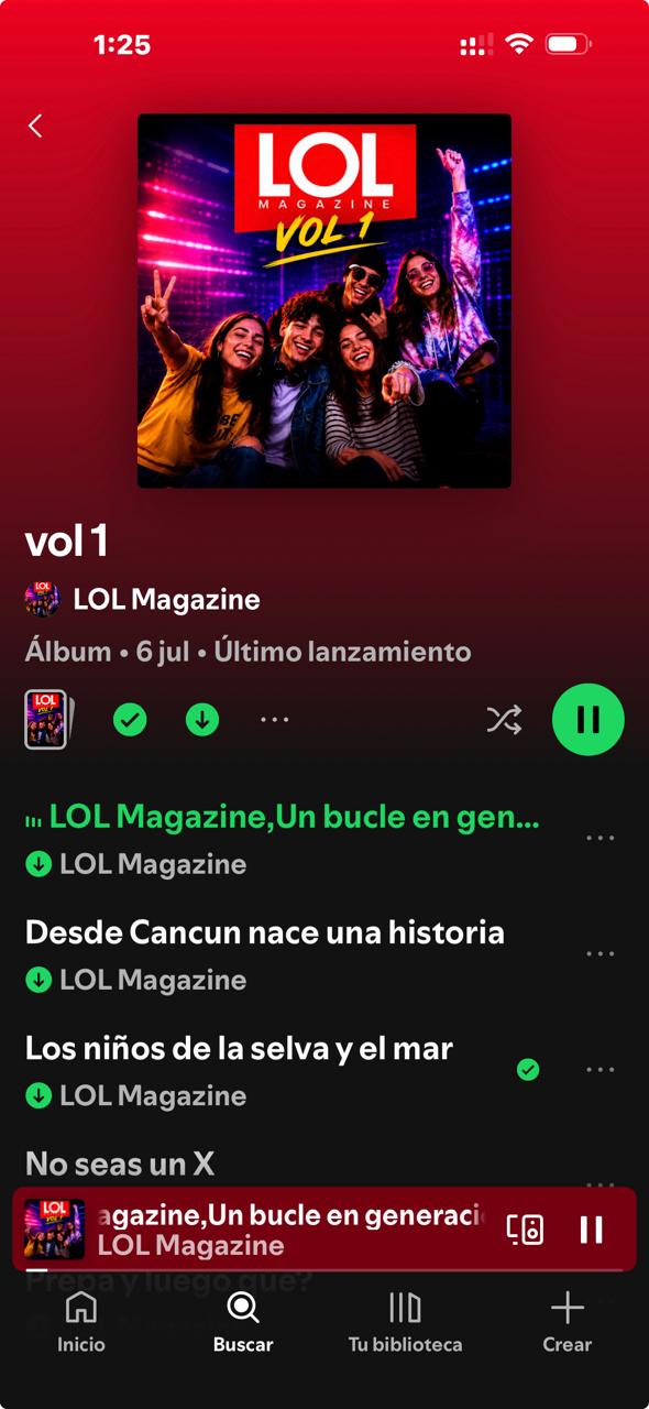 Canción Las Prohibidas de LOL Magazine