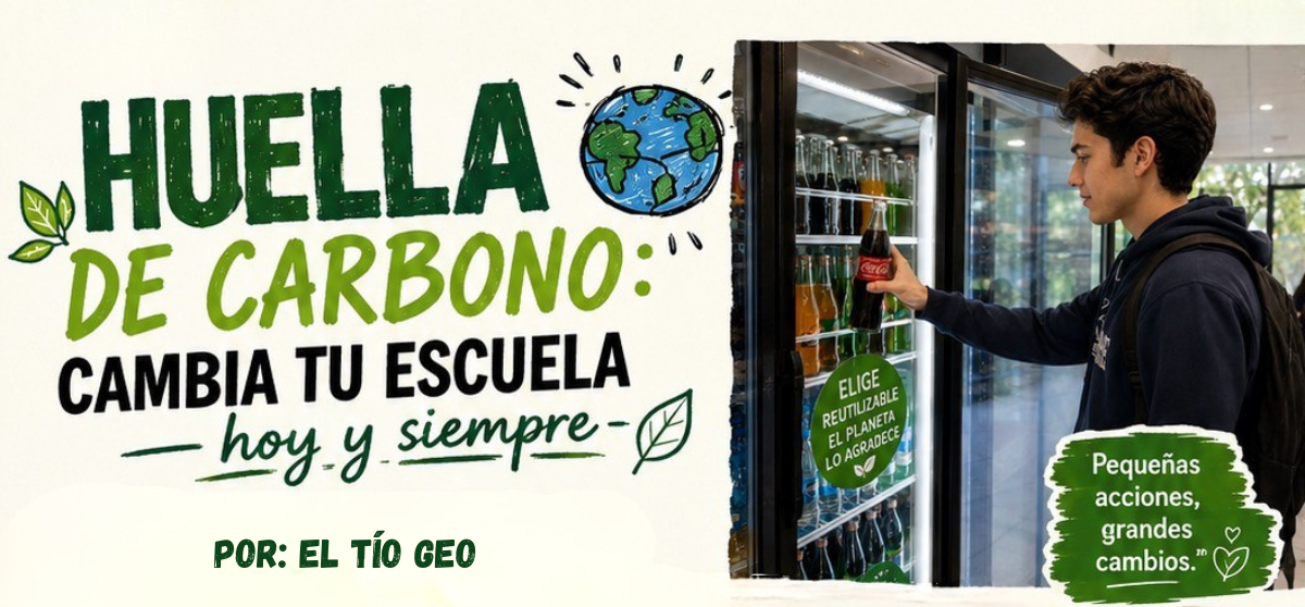 Marca de carbono en la escuela