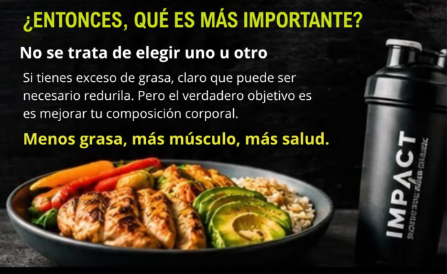 Nutrición para perder grasa y conservar masa muscular IMPACT FITNESS JOSÉ PABLO RAMOS ALFARO