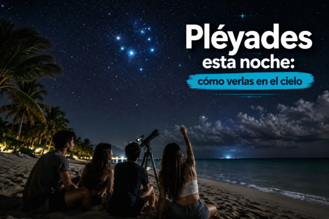 Pléyades esta noche: cómo verlas en el cielo