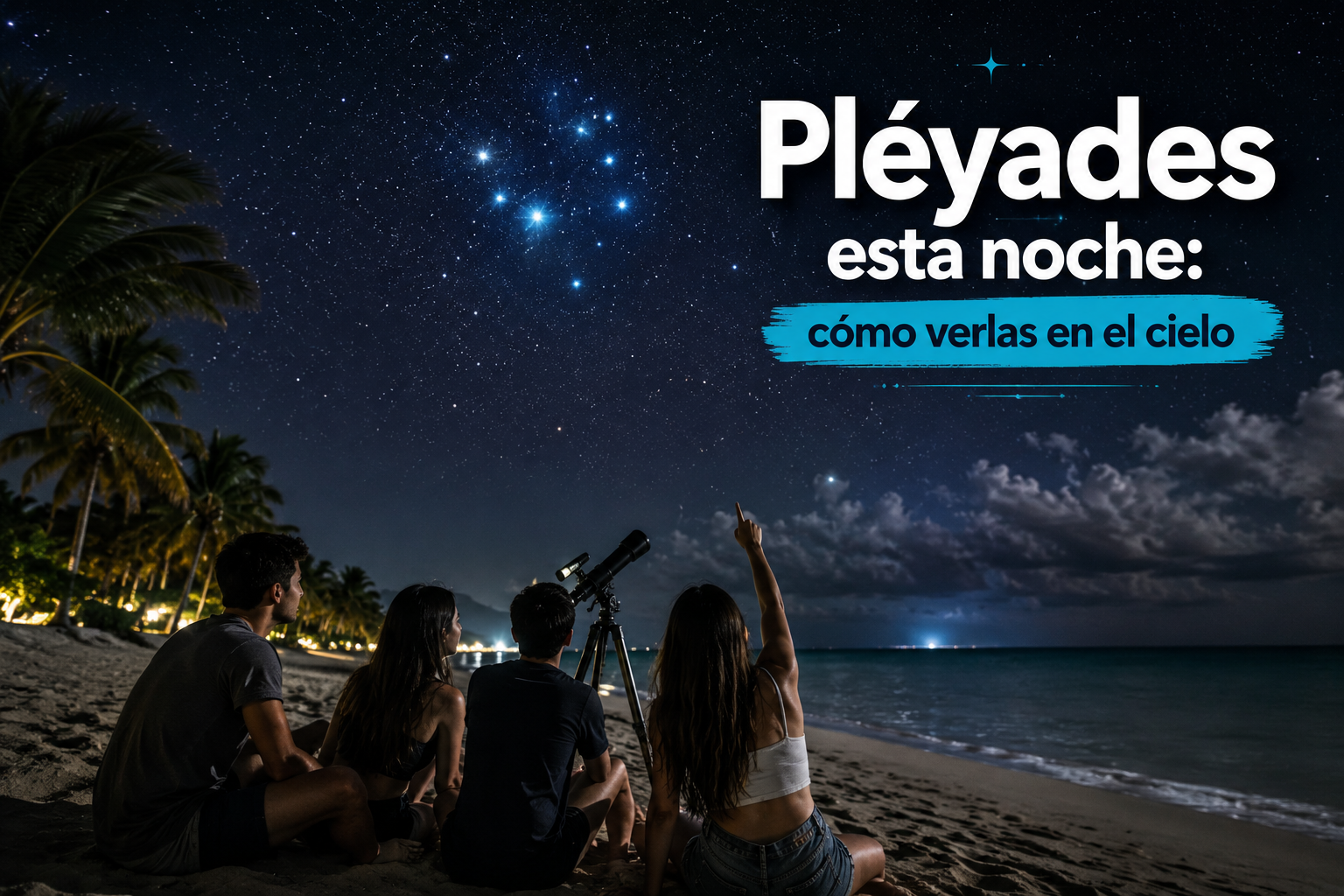 Pléyades esta noche: cómo verlas en el cielo Pléyades esta noche: cómo verlas en el cielo