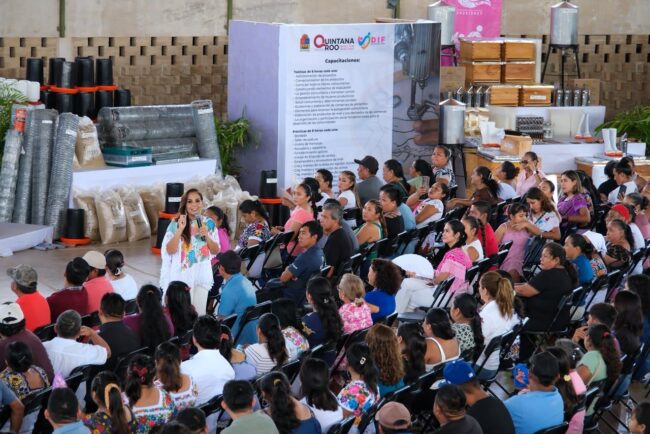 Proyectos productivos Quintana Roo reciben apoyo de Mara Lezama y Verónica Lezama para fortalecer la economía comunitaria en seis municipios.