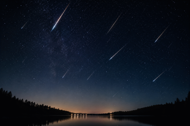lluvia de meteoritos