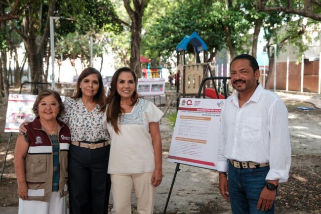 Rehabilitarán el parque de la Sm 259 en Villas Otoch