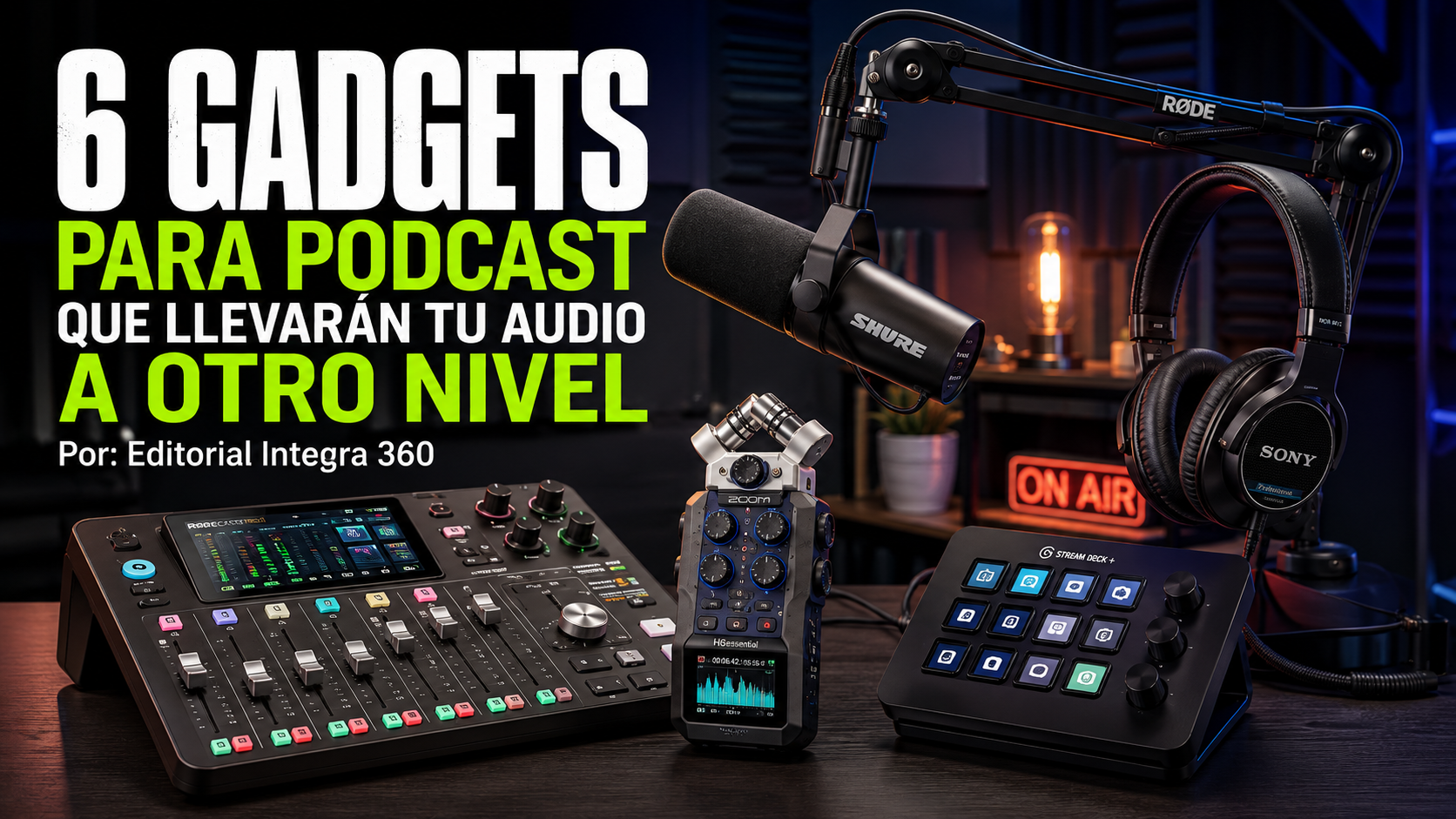 6 Gadgets para podcast 6 Gadgets para podcast