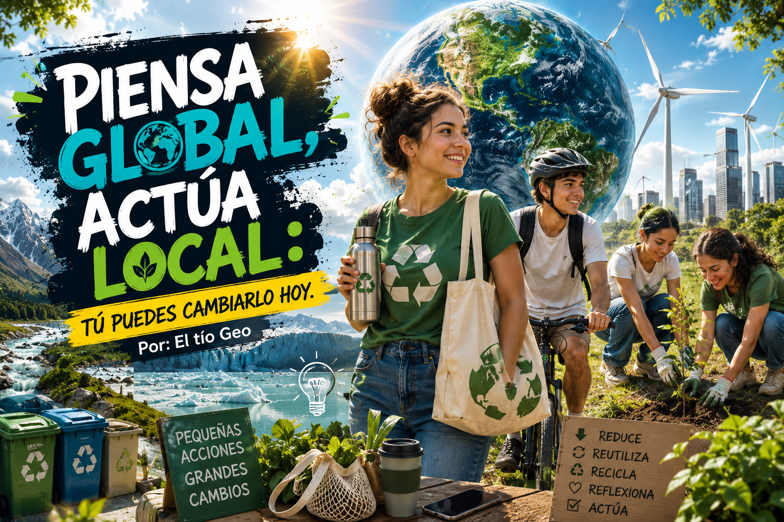 Piensa global, actúa local Piensa global, actúa local