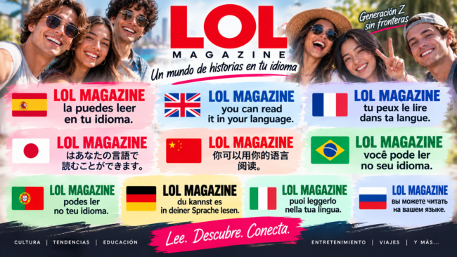 LOL Magazine: revista juvenil en 9 idiomas