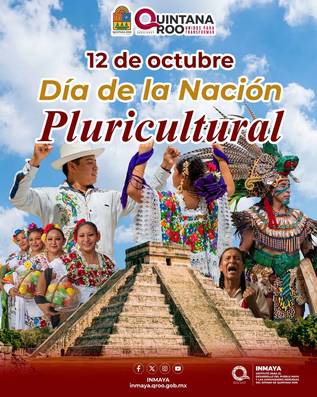 12 de OCTUBRE Día de la Nación Pluricultural