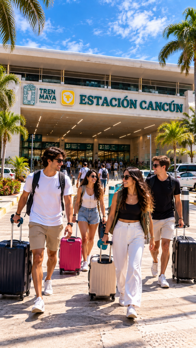 Tren Maya para viajar a Cancún y Playa del Carmen